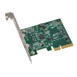 Allegro USB-C 2-Port PCIe Card