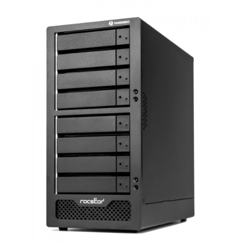 Rocpro T38 - Desktop Thunderbolt 3 8-Bay Hardware RAID Storage 